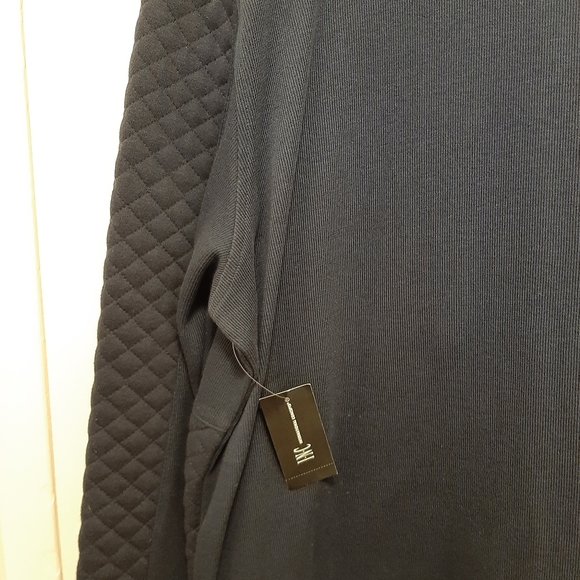 Dark blue NWT zip up Cardigan INC XL - Picture 7 of 9